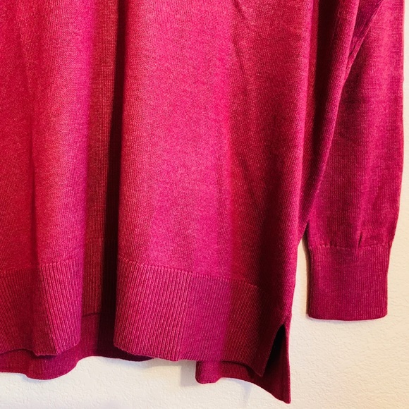 Ann Taylor LOFT V-Neck Loose Fit Tunic Sweater NWT - Picture 4 of 8